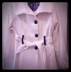 White madden girl peacoat